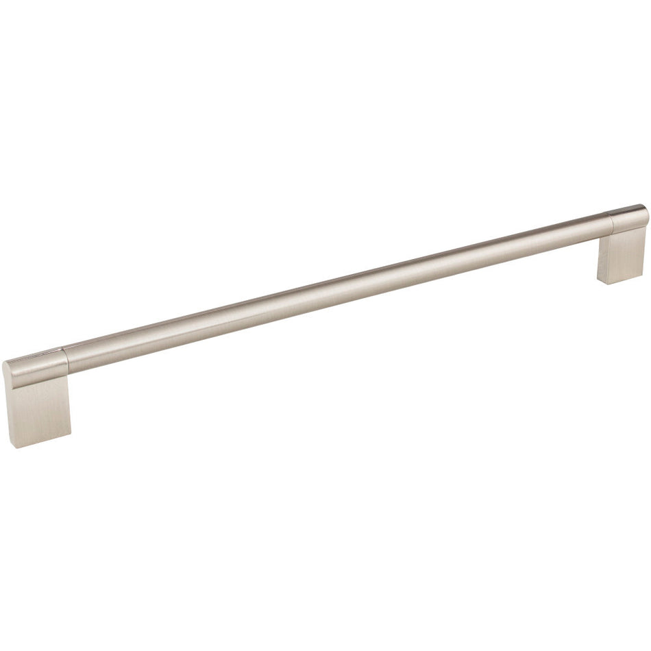Elements 645-320SN: 320 mm cc Knox Round Bar Cabinet Pull - Satin Nickel