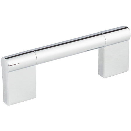 Elements 645-96PC: 96 mm cc Knox Round Bar Cabinet Pull - Polished Chrome