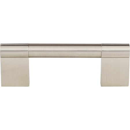 Elements 645-96SN: 96 mm cc Knox Round Bar Cabinet Pull - Satin Nickel