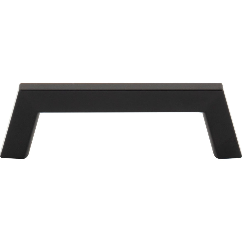 Jeffrey Alexander 566-96MB: 96mm cc Ivan Bar Cabinet Pull - Matte Black