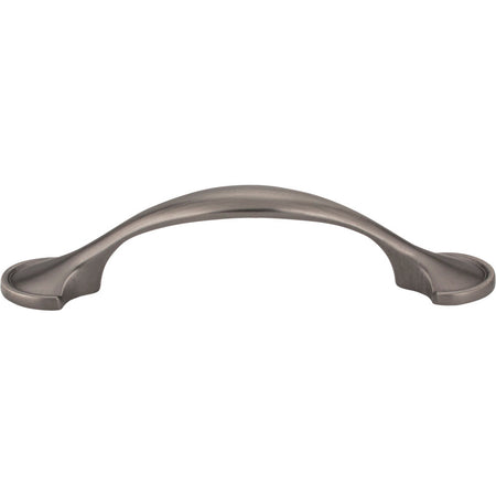 Elements 647-3BNBDL: 3" cc Watervale D-Handle Cabinet Pull - Brushed Pewter