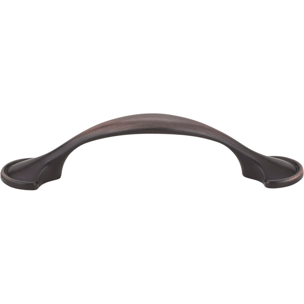 Elements 647-3DBAC: 3" cc Watervale D-Handle Cabinet Pull - Brushed Oil Rubbed Bronze
