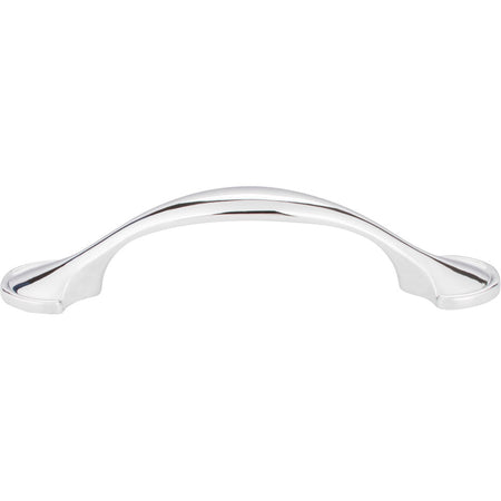 Elements 647-3PC: 3" cc Watervale D-Handle Cabinet Pull - Polished Chrome