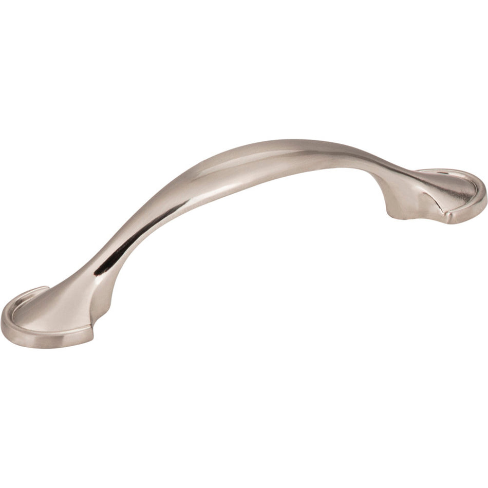 Elements 647-3SN: 3" cc Watervale D-Handle Cabinet Pull - Satin Nickel