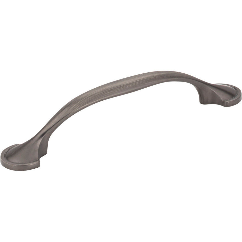 Elements 647-96BNBDL: 96 mm cc Watervale D-Handle Cabinet Pull - Brushed Pewter