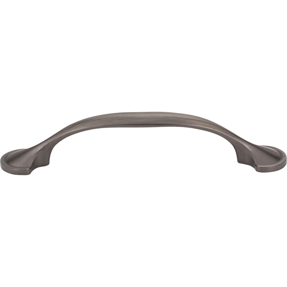 Elements 647-96BNBDL: 96 mm cc Watervale D-Handle Cabinet Pull - Brushed Pewter