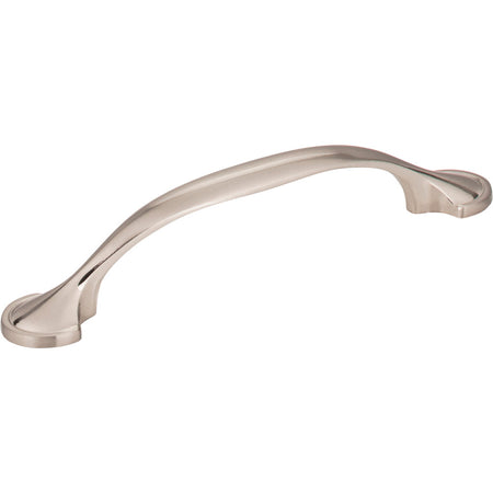 Elements 647-96SN: 96 mm cc Watervale D-Handle Cabinet Pull - Satin Nickel