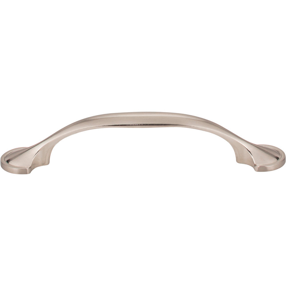 Elements 647-96SN: 96 mm cc Watervale D-Handle Cabinet Pull - Satin Nickel