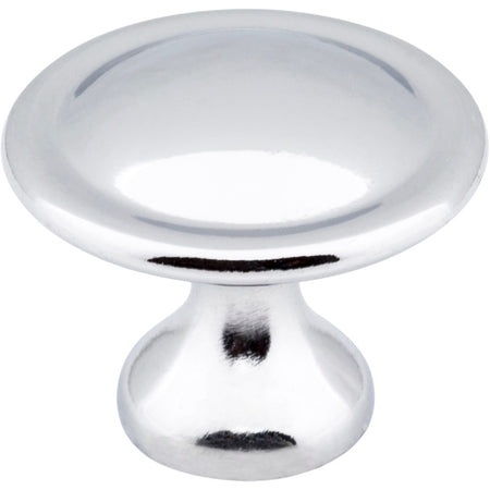 Elements 647PC: 1-1/8" Watervale Round Cabinet Knob - Polished Chrome
