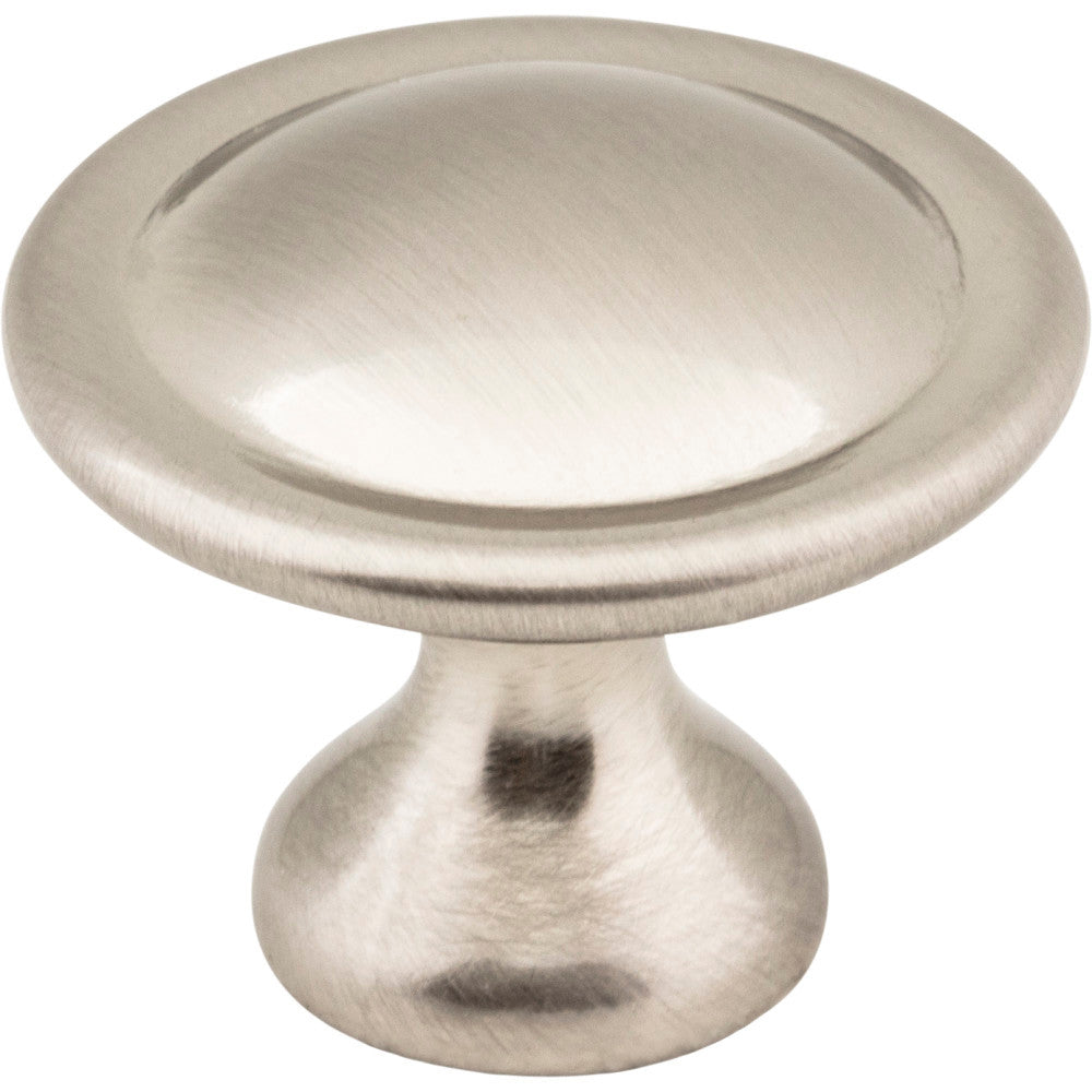 Elements 647SN: 1-1/8" Watervale Round Cabinet Knob - Satin Nickel