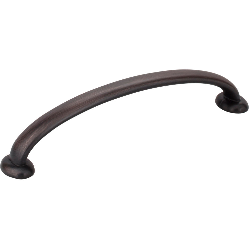 Jeffrey Alexander 650-128DBAC: 128mm cc Hudson D-Handle Cabinet Pull - Brushed Oil Rubbed Bronze