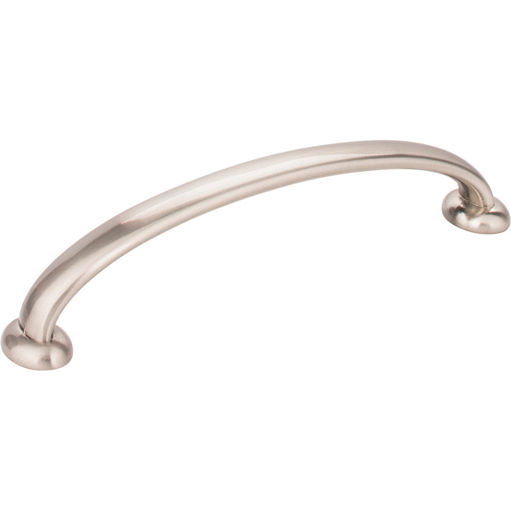 Jeffrey Alexander 650-128SN: 128mm cc Hudson D-Handle Cabinet Pull - Satin Nickel