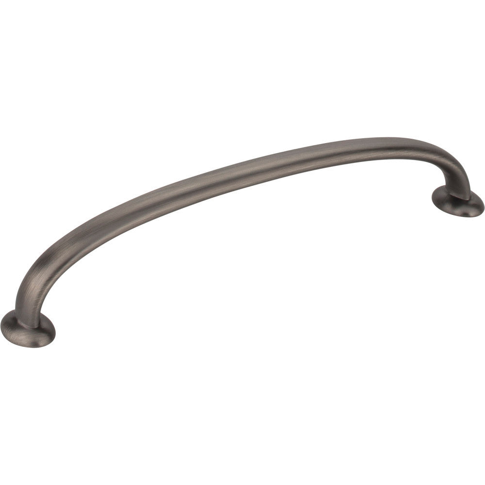 Jeffrey Alexander 650-160BNBDL: 160mm cc Hudson D-Handle Cabinet Pull - Brushed Pewter