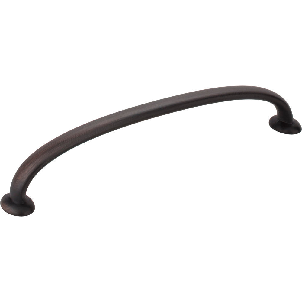 Jeffrey Alexander 650-160DBAC: 160mm cc Hudson D-Handle Cabinet Pull - Brushed Oil Rubbed Bronze