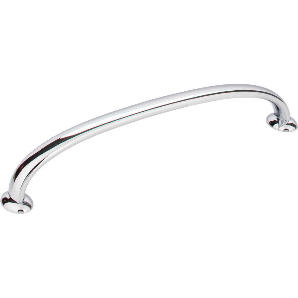 Jeffrey Alexander 650-160PC: 160mm cc Hudson D-Handle Cabinet Pull - Polished Chrome