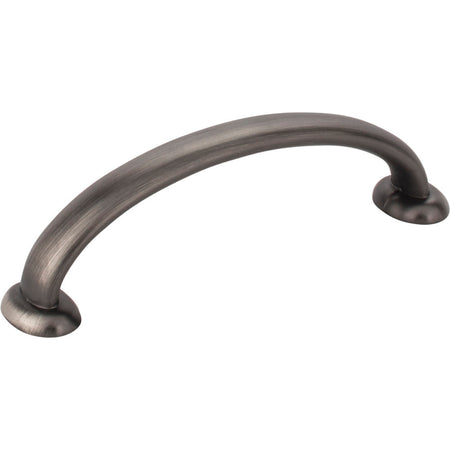 Jeffrey Alexander 650-96BNBDL: 96mm cc Hudson D-Handle Cabinet Pull - Brushed Pewter
