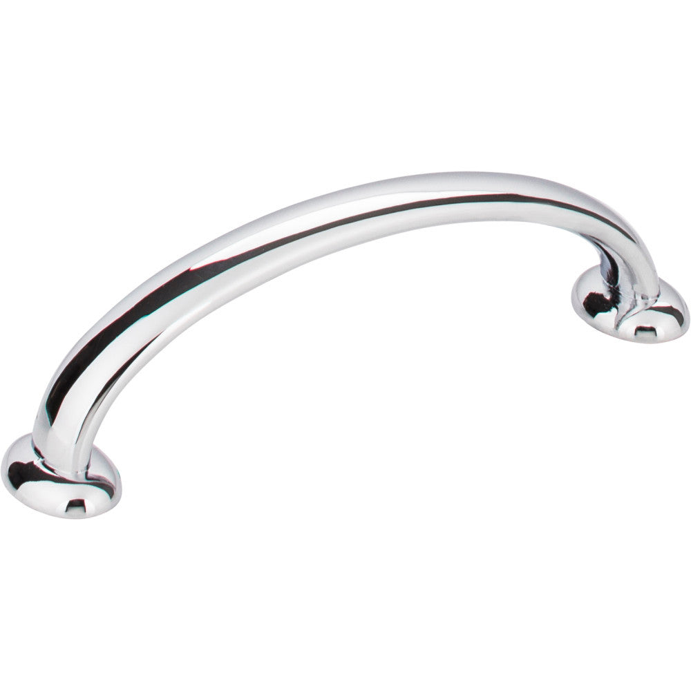 Jeffrey Alexander 650-96PC: 96mm cc Hudson D-Handle Cabinet Pull - Polished Chrome