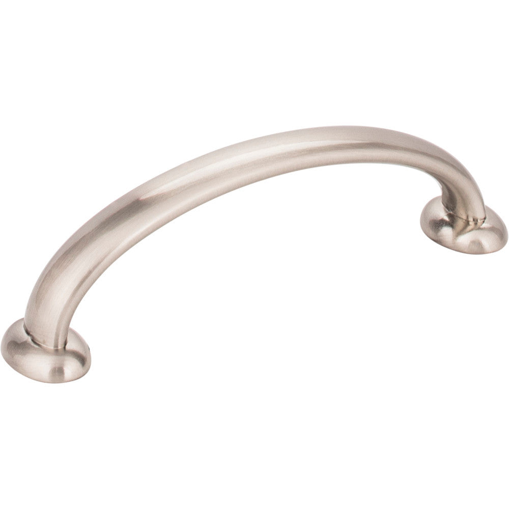 Jeffrey Alexander 650-96SN: 96mm cc Hudson D-Handle Cabinet Pull - Satin Nickel