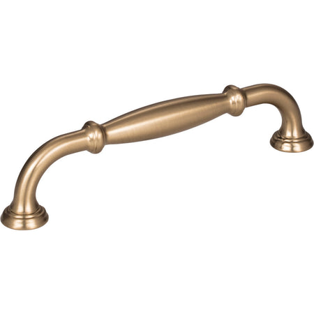 Jeffrey Alexander 658-128SBZ: 128mm cc Tiffany D-Handle Cabinet Pull - Satin Bronze