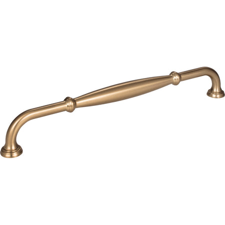 Jeffrey Alexander 658-12SBZ: 12" cc Tiffany D-Handle Appliance Pull - Satin Bronze