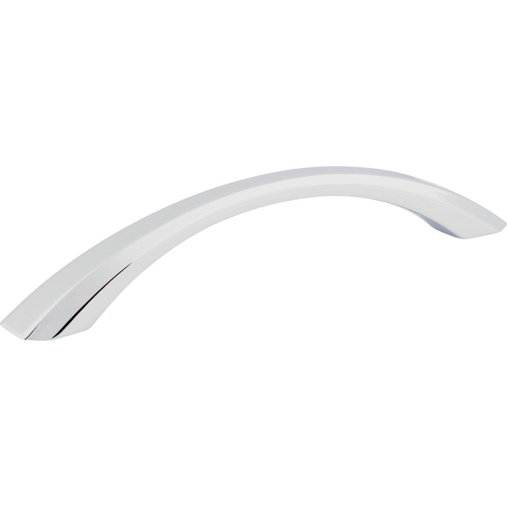 Jeffrey Alexander 678-128PC: 128mm cc Wheeler Bow Cabinet Pull - Polished Chrome