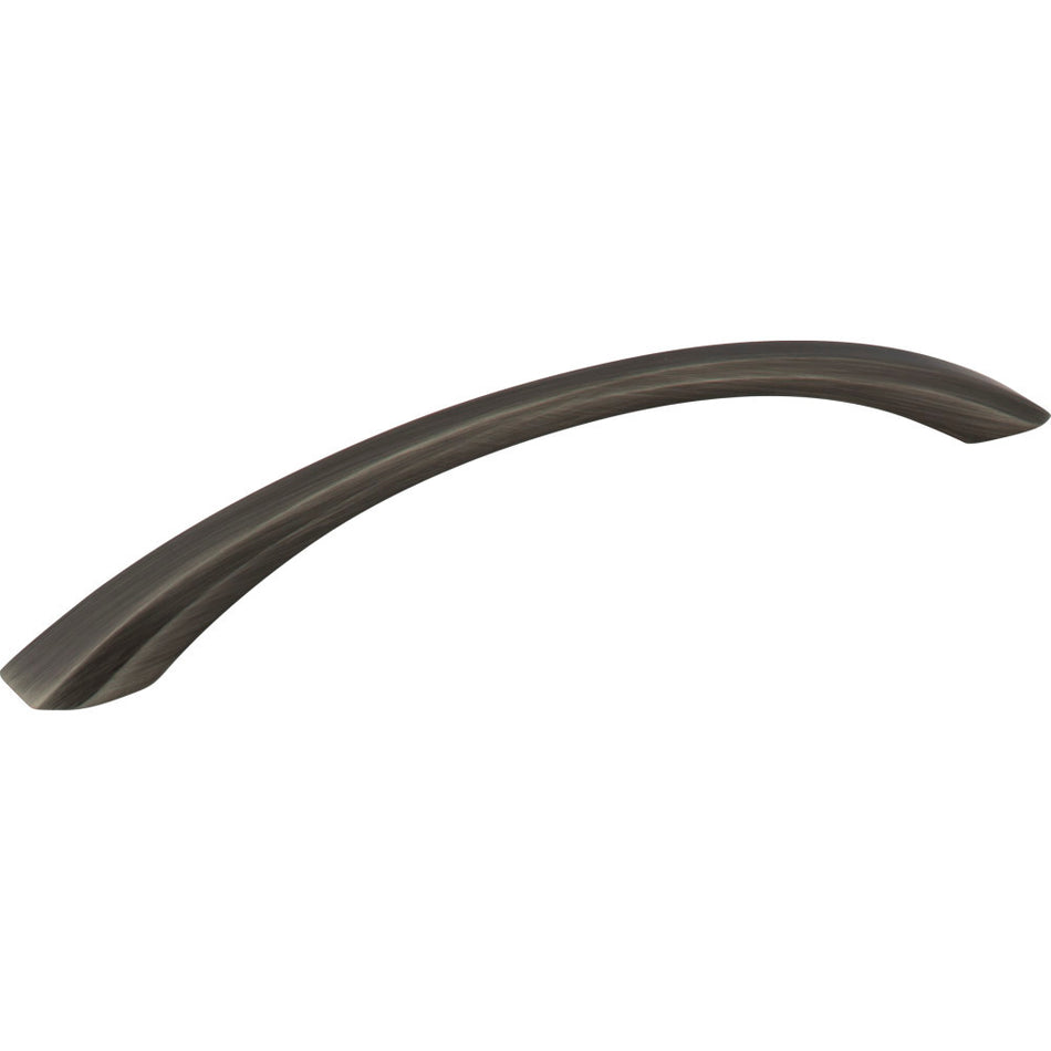 Jeffrey Alexander 678-160BNBDL: 160mm cc Wheeler Bow Cabinet Pull - Brushed Pewter