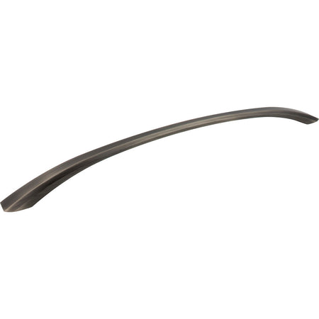Jeffrey Alexander 678-18BNBDL: 18" cc Wheeler Bow Cabinet Pull - Brushed Pewter