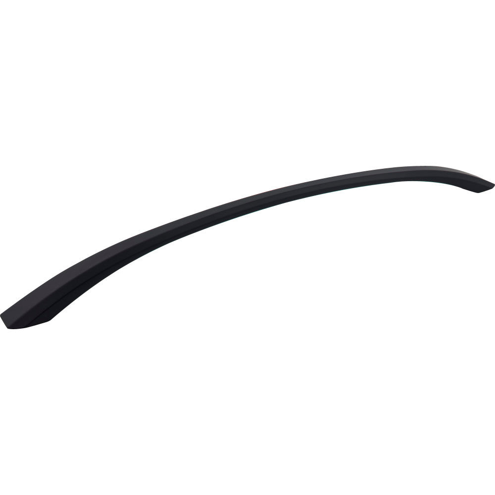 Jeffrey Alexander 678-18MB: 18" cc Wheeler Bow Cabinet Pull - Matte Black