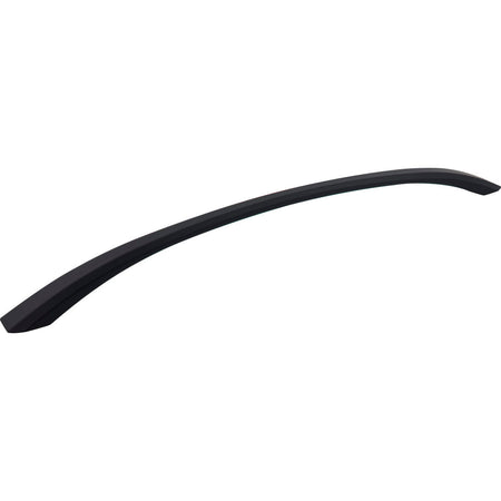 Jeffrey Alexander 678-18MB: 18" cc Wheeler Bow Cabinet Pull - Matte Black