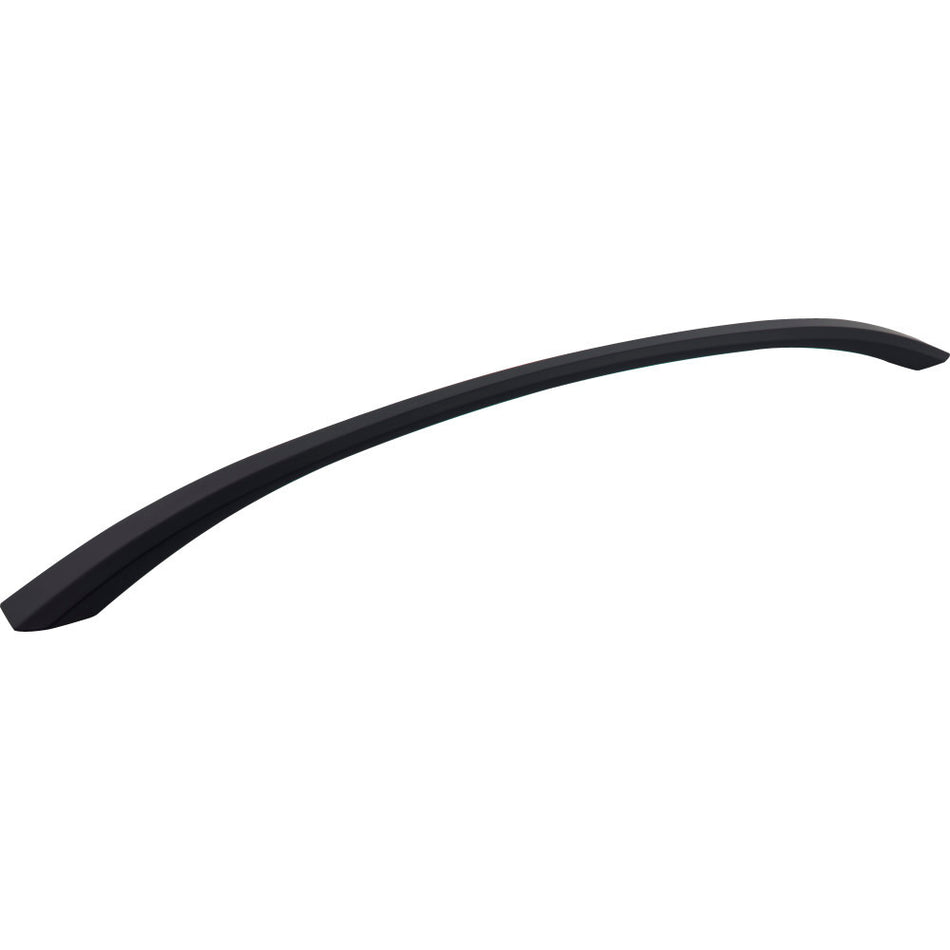 Jeffrey Alexander 678-18MB: 18" cc Wheeler Bow Cabinet Pull - Matte Black