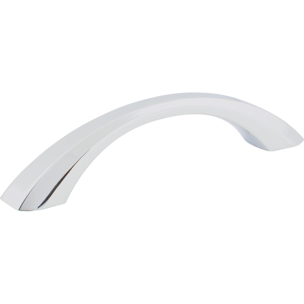 Jeffrey Alexander 678-96PC: 96mm cc Wheeler Bow Cabinet Pull - Polished Chrome