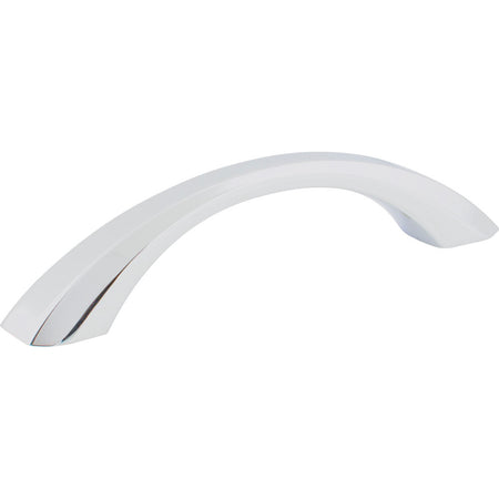Jeffrey Alexander 678-96PC: 96mm cc Wheeler Bow Cabinet Pull - Polished Chrome
