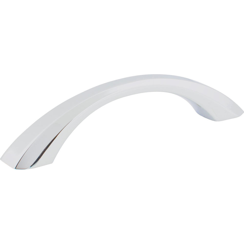 Jeffrey Alexander 678-96PC: 96mm cc Wheeler Bow Cabinet Pull - Polished Chrome