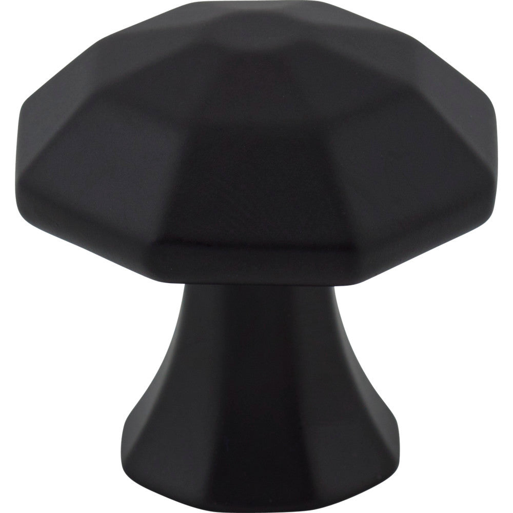 Jeffrey Alexander 678MB: 1-1/4" Wheeler Octagon Cabinet Knob - Matte Black
