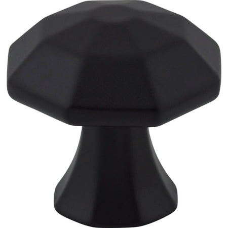 Jeffrey Alexander 678MB: 1-1/4" Wheeler Octagon Cabinet Knob - Matte Black