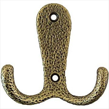 Sierra Lifestyles 681002: Universal Double Wall Hook - Antique Brass
