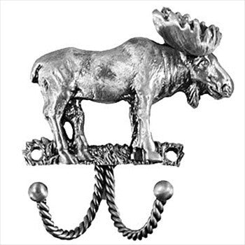 Sierra Lifestyles 681051: Moose Decorative Wall Hook - Pewter