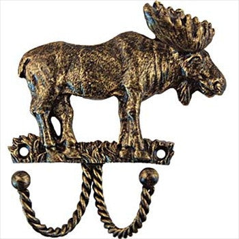Sierra Lifestyles 681052: Moose Decorative Wall Hook - Bronzed Black