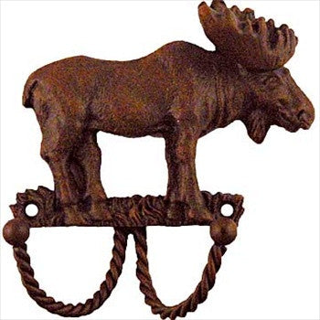 Sierra Lifestyles 681053: Moose Decorative Wall Hook - Rust