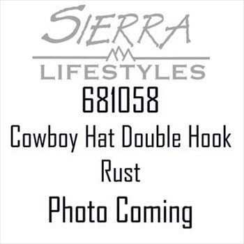 Sierra Lifestyles 681058: Cowboy Hat Decorative Wall Hook - Rust