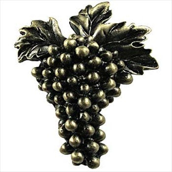 Sierra Lifestyles 681177: Grapes Cabinet Knob - Antique Brass