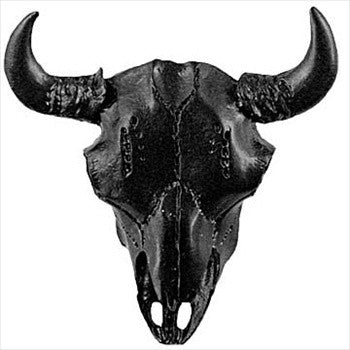 Sierra Lifestyles 681183: Buffalo Skull Cabinet Knob - Black