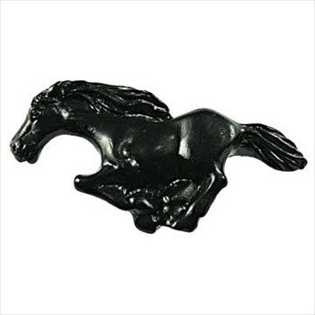 Sierra Lifestyles 681186: Stallion Cabinet Knob (left facing) - Black