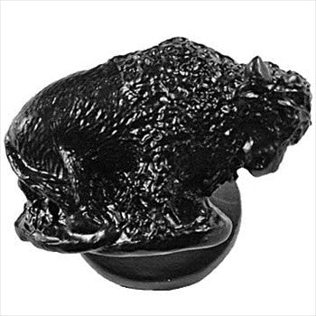 Sierra Lifestyles 681187: Buffalo Cabinet Knob - Left - Black