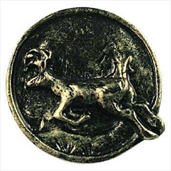 Sierra Lifestyles 681188: Deer Cabinet Knob - Bronzed Black