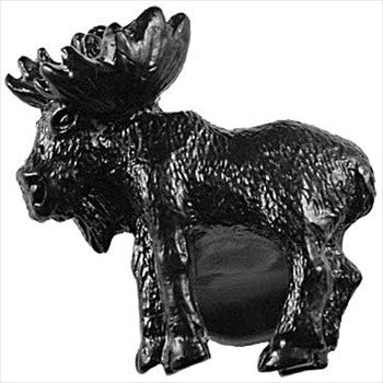 Sierra Lifestyles 681203: Realistic Moose Cabinet Knob (left facing) - Black