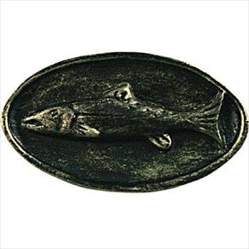 Sierra Lifestyles 681210: Fish Mount Cabinet Knob - Bronzed Black
