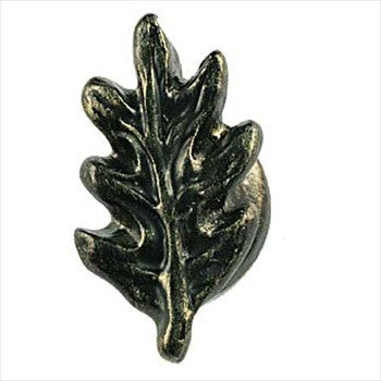 Sierra Lifestyles 681212: Oak Leaf Cabinet Knob - Bronzed Black