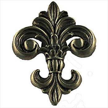 Sierra Lifestyles 681217: Fleur De Lis Cabinet Knob - Antique Brass
