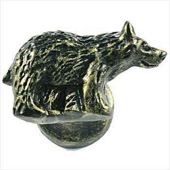 Sierra Lifestyles 681225: Bear Cabinet Knob (right facing) - Bronzed Black